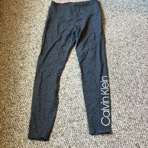 Calvin Klein gray workout legging